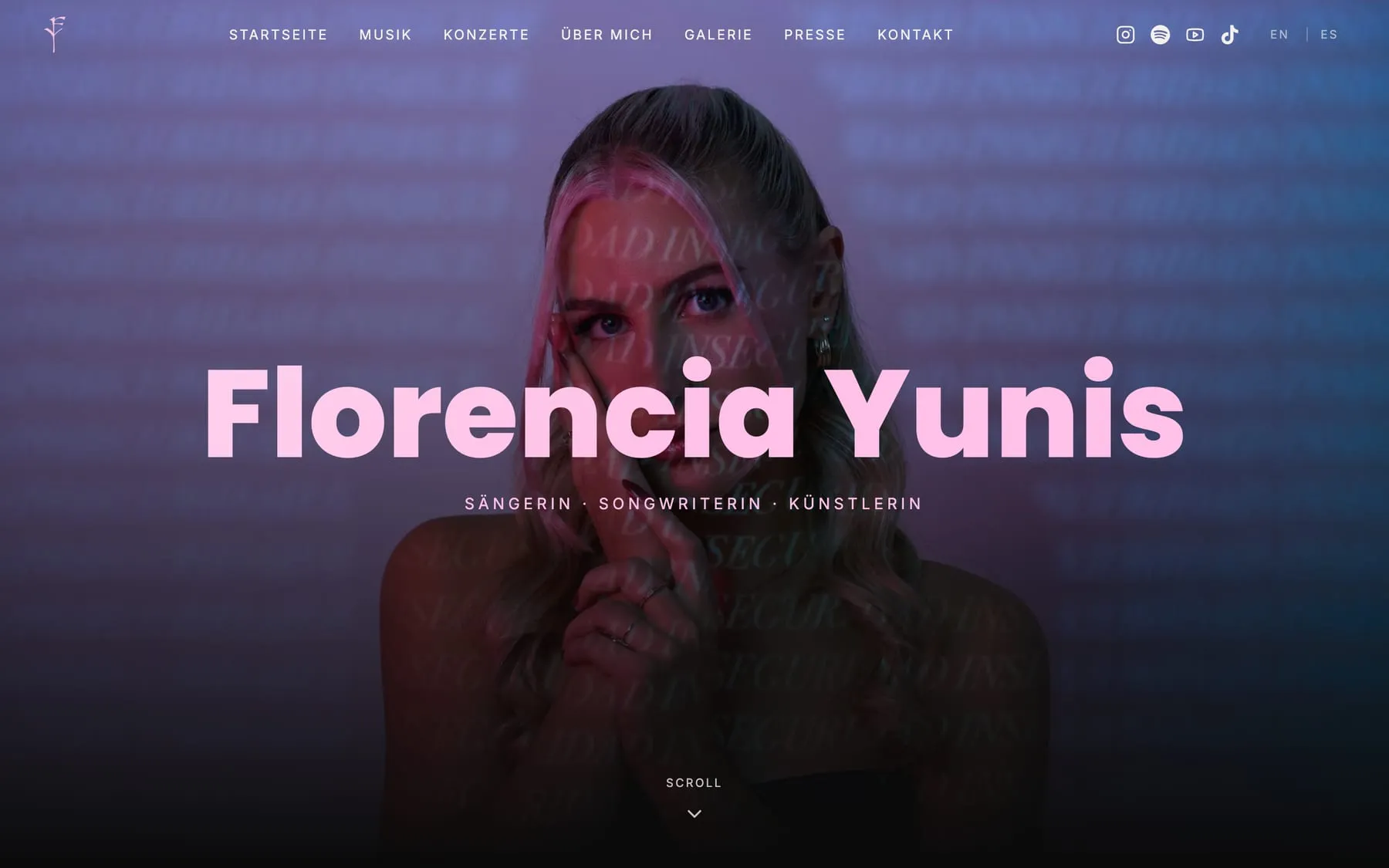 Florencia Yunis — Desktop-Ansicht